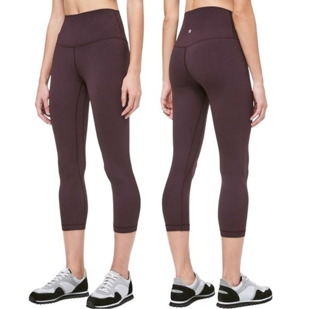Lululemon Align Crop 21" size 4 in Plum Shadow